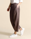 Pantaloni in lino e viscosa