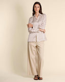 Camicia in twill a pois