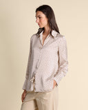 Camicia in twill a pois