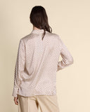 Camicia in twill a pois