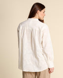 Camicia in mussola ricamata