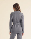 Cardigan in misto viscosa, lana e cashmere