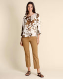 Pantaloni flare fit
