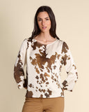 Blusa in twill