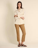 Camicia in twill di viscosa