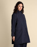 Parka in water-repellent fabric