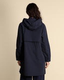 Parka in water-repellent fabric