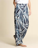 Pantaloni ampi in twill