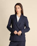 Giacca doppiopetto gessata