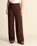 Pantaloni in lyocell e lino
