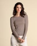 Lamé tricot sweater