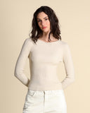 Lamé tricot sweater