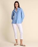 Camicia in jersey di cotone