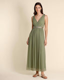 Abito in jersey tulle