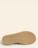 Geflochtene Wildledersandalen