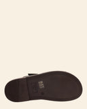 Sandali bassi in pelle