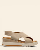 Sandali in pelle scamosciata