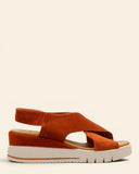 Sandali in pelle scamosciata
