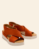 Sandali in pelle scamosciata