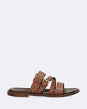 Sandali bassi in pelle