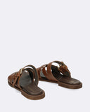 Sandali bassi in pelle