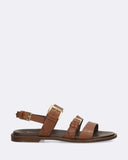 Sandali bassi in pelle