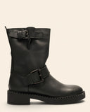 Stivaletti biker in pelle