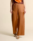 Pantaloni in raso di viscosa
