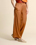 Pantaloni in raso di viscosa