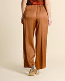 Pantaloni in raso di viscosa