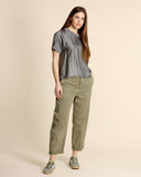 Blusa in raso di viscosa