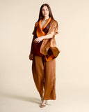 Caban in raso di viscosa