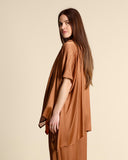 Caban in raso di viscosa