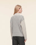 Maglia a trecce in cashmere