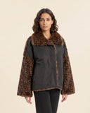 Giaccone in eco fur reversibile