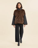 Giaccone in eco fur reversibile