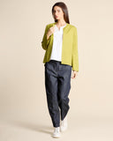 Giacca effetto camoscio