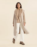 Gilet in eco montone