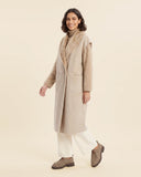 Gilet in eco montone