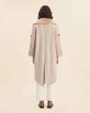 Gilet in eco montone