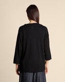 Cardigan in lino e cotone
