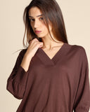 Pull en lin et coton