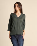 Pull en lin et coton