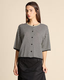 Cardigan in lino e cotone