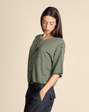 Cardigan in lino e cotone