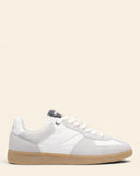 Sneakers in camoscio e tela