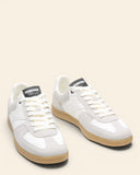 Sneakers in camoscio e tela
