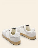 Sneakers in camoscio e tela