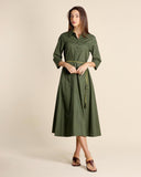 Chemisier in popeline di cotone