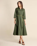 Chemisier in popeline di cotone